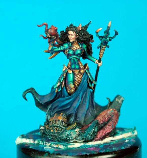 How to paint miniatures competitively – how to paint for competition – painting contest – how to win a painting contest – Marike Reimer miniature painting – interview with Marike Reimer about the Kraken Mistress – how to paint miniatures like a pro – how to paint miniatures professionally – best miniature painting tutorials – face painting miniatures including eyes