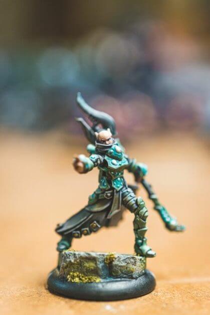 Best 15 inks for painting miniatures and models - citadel wash set - best inks for miniature painting - best inks for models - how to use inks on miniatures - inks for painting miniatures - Retribution of Scyrah Warmachine Horde model privateer press with inks