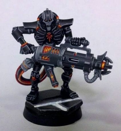 Necron Paint Schemes - 9 Color Motifs - how to paint Necrons - color schemes for Necrons, Necron Warriors, Sautekh or Zathanor Dynasty, and Necron dynasties - Indomitus Warhammer 40k Necron range color palette - 9 color schemes for Necron models and miniatures from Citadel Games Workshop - grey highlights