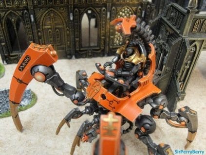 Necron Paint Schemes - 9 Color Motifs - how to paint Necrons - color schemes for Necrons, Necron Warriors, Sautekh or Zathanor Dynasty, and Necron dynasties - Indomitus Warhammer 40k Necron range color palette - 9 color schemes for Necron models and miniatures from Citadel Games Workshop - orange armor