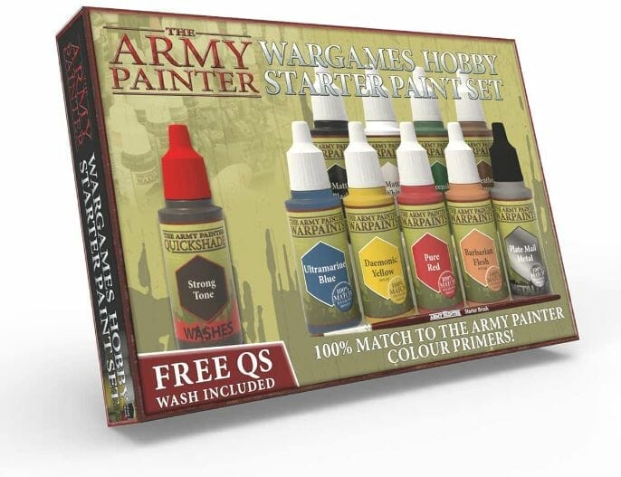 Top 10 best miniature paint set – best miniature paint sets review –  best model paints for beginner painters – best paints for painting miniatures and models – Where to begin painting tabletop wargaming miniatures – miniature painting kits and supplies - The Army Painter Wargames Hobby Starter Paint Set review