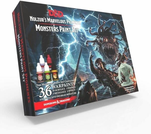Top 10 best miniature paint set – best miniature paint sets review  –  best model paints for new painters – best paints for painting miniatures and models – Where to begin painting tabletop wargaming miniatures – miniature painting kits and supplies - Monster paint set for Dungeons and Dragons