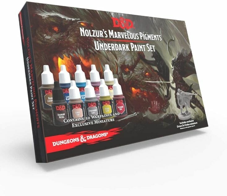 Top 10 best miniature paint set – best miniature paint sets review  – miniature painting kits and supplies - Dungeons and Dragons Underdark paint set review