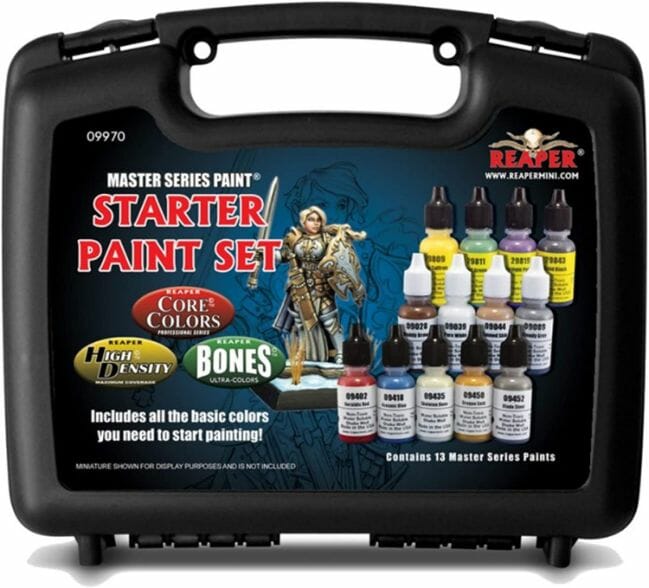 Top 10 best miniature paint set – best miniature paint sets review  – Where to begin painting tabletop wargaming miniatures – miniature painting kits and supplies - Reaper Paint Set