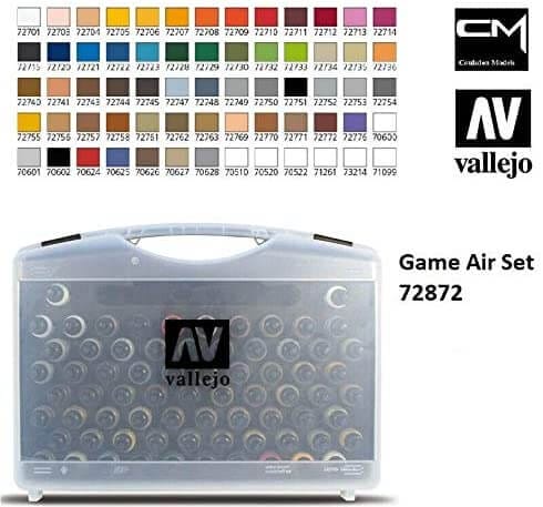 Vallejo Model Air Set - Ultra Airbrush + 10 Basic Colours