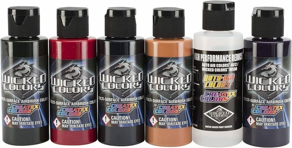 Airbrush Paint Set 24 Colors Airbrush Paint with 2 Airbrush Cleaner Ready  Paint