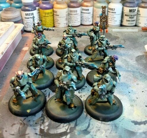 I usually only use my airbrush for Zenithal Highlight. Any advice with  airbrushing my GW bases? Would rather not buy Air paints : r/minipainting
