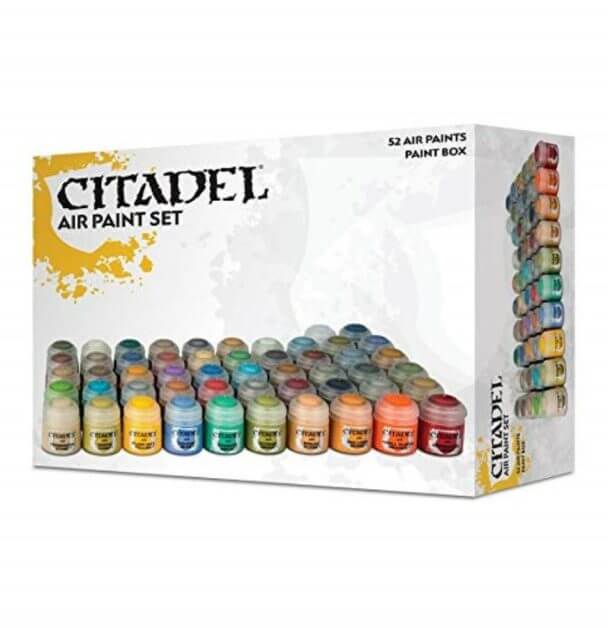 Best airbrush paint for miniatures and models – airbrush paints for models – miniature airbrush paint – review airbrush paint sets for models – citadel airbrush paint – painting multiple models with an airbrush quickly - citadel air paint set review