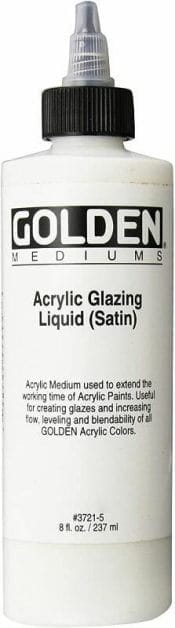golden acrylic glaze