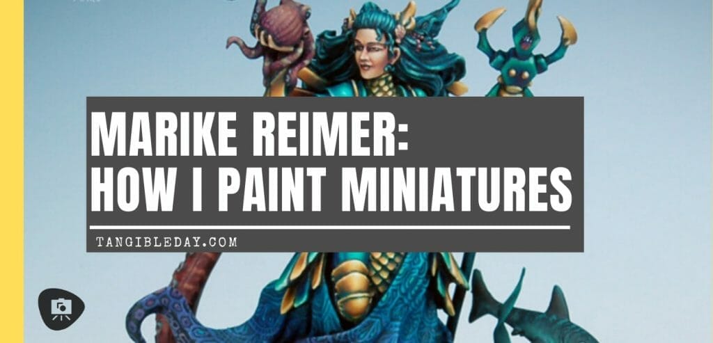 How to paint miniatures competitively – how to paint for competition – painting contest – how to win a painting contest – Marike Reimer miniature painting – interview with Marike Reimer about the Kraken Mistress – how to paint miniatures like a pro – how to paint miniatures professionally – best miniature painting tutorials – banner