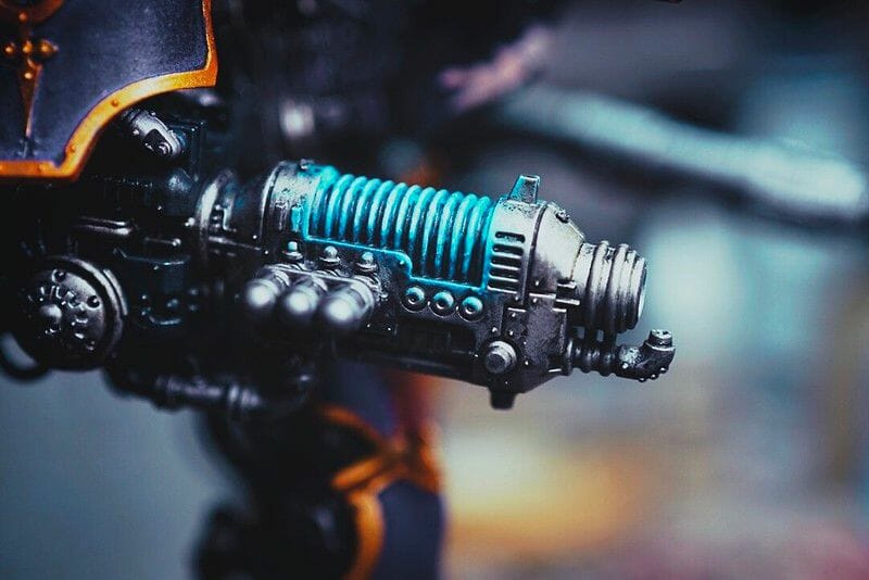 Best airbrush paint for miniatures and models – airbrush paints for models – miniature airbrush paint – review airbrush paint sets for models – citadel airbrush paint – painting multiple models with an airbrush quickly - Badger ghost tint plasma fluid OSL close up