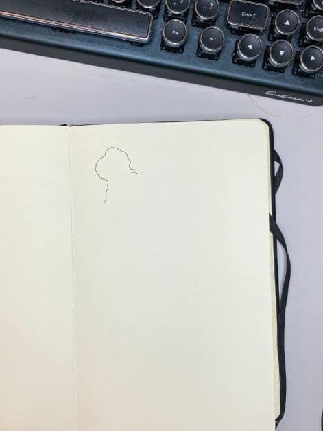 neuron doodles and art - drawing neurons and neuroscience art - the secret of complexity - start simple