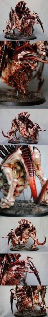 Tyranid color paint schemes – how to paint tyranids – tyranid paint schemes – tyranid army scheme – tyranid color scheme – How to choose Tyranid army color scheme – Tyranid Warhammer 40k colors – Hive fleet color schemes – Hive fleet paint scheme – red theme