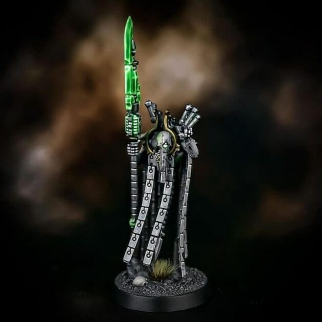 My Favorite Citadel Technical Paint and How to Use Astrogranite Debris (Review) - citadel texture paint astrogranite review and tutorial - Warhammer 40k necron model