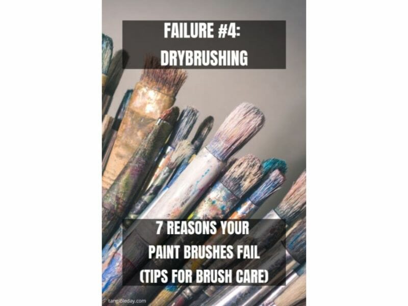 7 Reasons why brushes for miniature painting fall apart - reasons for paintbrush failure - ways to take care of your paint brushes - miniature paint brush care and maintenance - tips for brush care for modelers and hobbyists - paintbrush cleaning tips and care - drybrushing wears down brushes