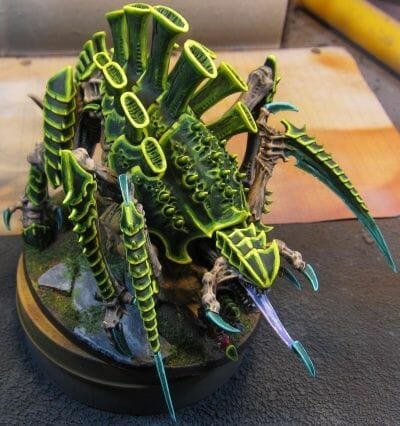 Tyranid color paint schemes – how to paint tyranids – tyranid paint schemes – tyranid army scheme – tyranid color scheme – How to choose Tyranid army color scheme – Tyranid Warhammer 40k colors – Hive fleet color schemes – Hive fleet paint scheme – green highlights edge