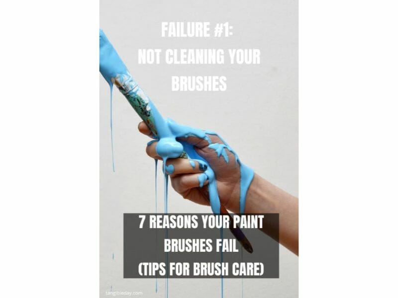 7 Reasons why brushes for miniature painting fall apart - reasons for paintbrush failure - ways to take care of your paint brushes - miniature paint brush care and maintenance - tips for brush care for modelers and hobbyists - paintbrush cleaning tips and care - clean your brushes