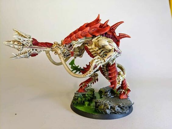 Tyranid color paint schemes – how to paint tyranids – tyranid paint schemes – tyranid army scheme – tyranid color scheme – How to choose Tyranid army color scheme – Tyranid Warhammer 40k colors – Hive fleet color schemes – Hive fleet paint scheme – dark orange red armor 