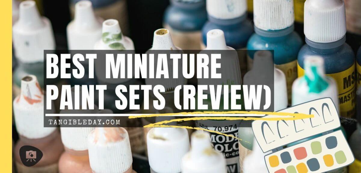 Top 10 best miniature paint set – best miniature paint sets review – miniature painting kits and supplies - banner