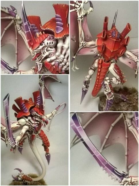 Tyranid color paint schemes – how to paint tyranids – tyranid paint schemes – tyranid army scheme – tyranid color scheme – How to choose Tyranid army color scheme – Tyranid Warhammer 40k colors – Hive fleet color schemes – Hive fleet paint scheme – dark orange red armor