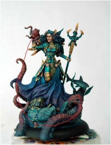 How to paint miniatures competitively – how to paint for competition – painting contest – how to win a painting contest – Marike Reimer miniature painting – interview with Marike Reimer about the Kraken Mistress – how to paint miniatures like a pro – how to paint miniatures professionally – best miniature painting tutorials – painted gems 