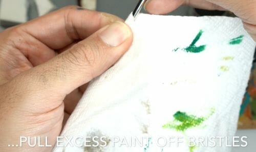 Painting a zombie RPG miniature with oil paints - painting RPG miniatures - oil painting miniatures - origin miniatures - how to paint rpg miniatures - how to paint dungeon and dragons miniatures - painting miniatures and models for role playing games - oil painting 28mm miniatures - paper towel
