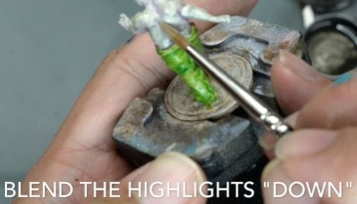 Painting a zombie RPG miniature with oil paints - painting RPG miniatures - oil painting miniatures - origin miniatures - how to paint rpg miniatures - how to paint dungeon and dragons miniatures - painting miniatures and models for role playing games - oil painting 28mm miniatures - blend if you want