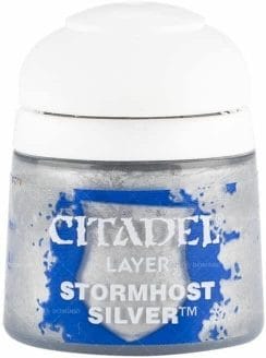 Best 26 Citadel Paints for Your Model Paint Collection – most useful model paints – best acrylic paints for new painters – best citadel paint set – best citadel paint – versatile model paint – games workshop paint sets - Stormhost Silver