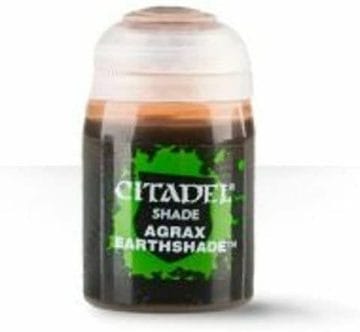 Best 26 Citadel Paints for Your Model Paint Collection – most useful model paints – best acrylic paints for new painters – best citadel paint set – best citadel paint – versatile model paint – games workshop paint sets - Agrax Earthshade