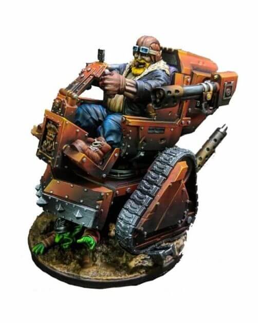 Oil Painting "Barnascus" (Judgement Miniatures) - How to Paint Tips - Why paint miniatures with oil paint – Barnascus Judgement Miniature – Miniature painting with oil colors – tips for painting miniatures with oil paint – oil painting miniature tutorial – metallic oil paints - studio reference