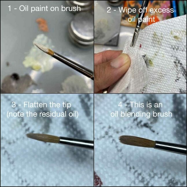 How to paint miniatures with oil paints - painting ashtooth with oil paints - oil painting a 54mm scale model - painting miniatures and models with oil colors - Judgement Miniatures - painting resin miniature with oil paint - blending brush