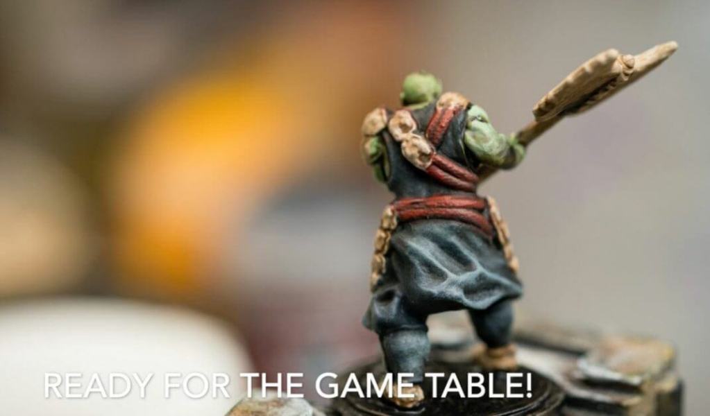 Speed painting tabletop miniatures - How to speed paint RPG miniatures and models - painting bulk dnd miniatures - how to paint models faster for tabletop games - 5 easy steps for painting miniatures fast - finished piece