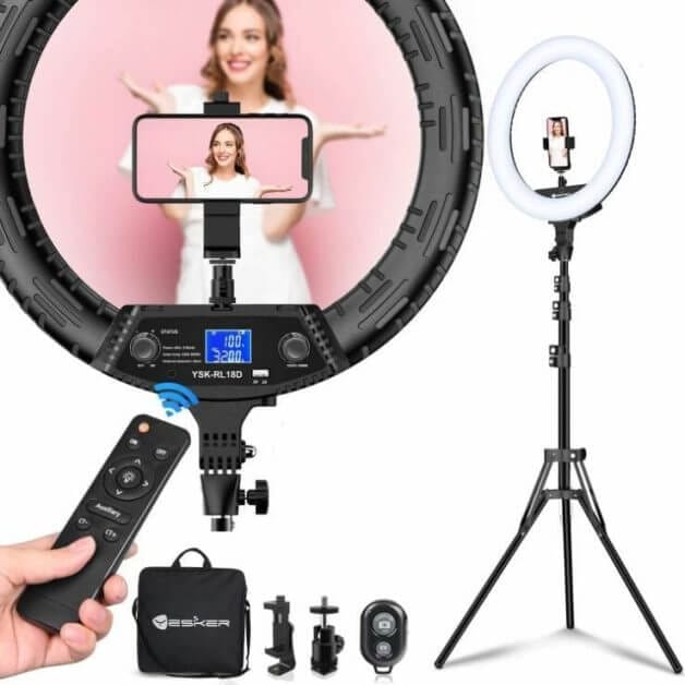LED Ring light for miniature photography review - photography lighting - how lighting is important for photographing miniatures and models - product shot ring light