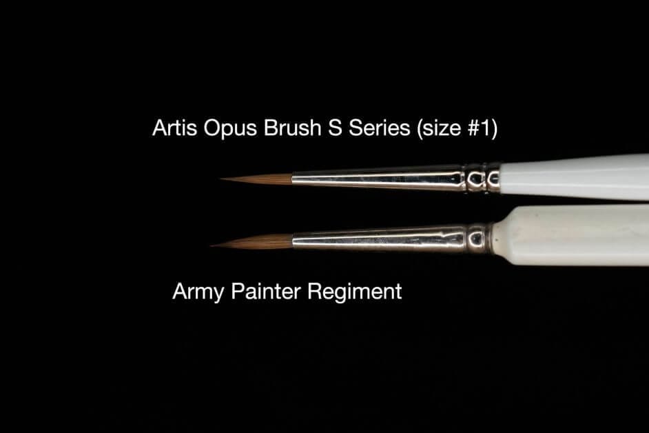 The Army Painter Miniature Painting Kit with Bonus Wargamer Regiment Miniature Paint Brush - Set