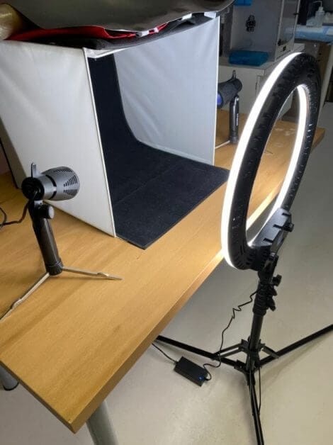 How to take better miniature pictures with a ring light - how to improve your miniature photography - why good light helps improve your miniature and model photography - yesker ring light review for miniature photography - ring light setup for miniatures and modes