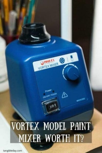 Vortex model paint mixer review - Four E's scientific laboratory vortex mixer - vortexer review for miniature paint - how to use a model paint vortex mixer - tips and review for vortex mixers for miniature and model paint - guide tips for vortex mixing model paint - is a mini vortex mixer for hobby paint worth it?
