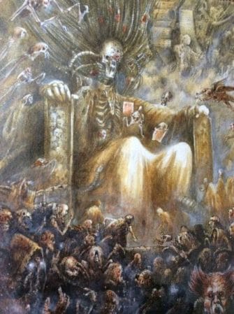 Tau sept color schemes, caste color schemes for Tau, T'au paint color scheme ideas – Grimdark Tau style, Blachitsu Tau painting, how to paint Tau miniatures, Games Workshop Tau paint schemes – How to paint grimdark Tau – painting Blanchitsu Tau - john blanche artwork