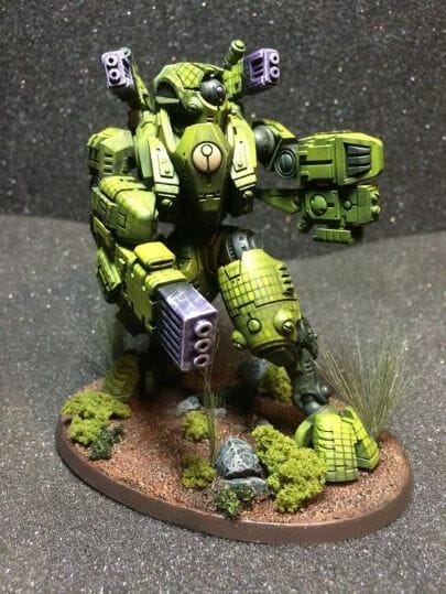 Tau sept color schemes, caste color schemes for Tau, T'au paint color scheme ideas – Grimdark Tau style, Blachitsu Tau painting, how to paint Tau miniatures, Games Workshop Tau paint schemes – How to paint grimdark Tau – painting Blanchitsu Tau - lime green tau concept