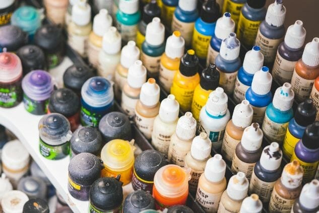 acrylic paints for miniature and model painting - painting miniatures and models with miniature paint sets - best model paint sets for hobbyist