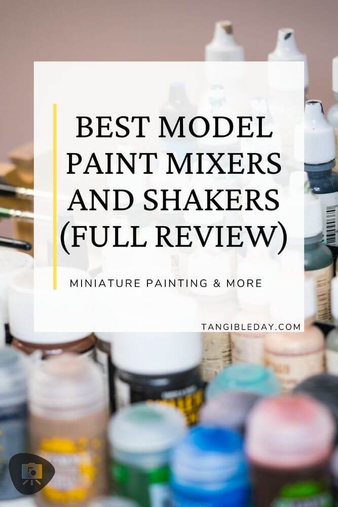 Best model paint mixer and shaker for miniature paints - best miniature paint mixers - review vertical feature title banner
