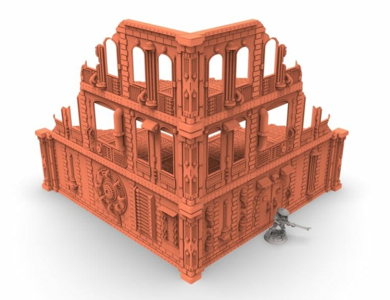 Best tabletop terrain on Etsy – Warhammer terrain – wargaming terrain – cool modular tabletop terrain – DIY wargaming terrain for 28mm games – RPG gaming terrain on Etsy - scifi wargaming modular industrial