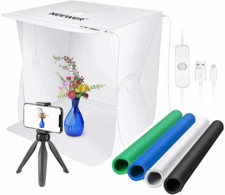 Pros and Cons of a Lightbox - How to Take Better Miniature Photos Without a Lightbox - Tips for Taking Better Pictures of Miniatures and Minis Without a Photobox studio - tips for hobby photography - miniature photography - acrylic plastic lightbox for model photography