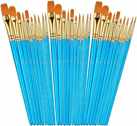 Best paint sets for kids – paint set for kids – acrylic paint for kids – deluxe paint set for kids review – hobby arts and crafts - synthetic brush set