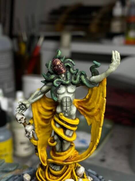 How to paint yellow models – shading yellow miniatures – painting yellow miniatures – painting board game miniatures – Cthulhu wars painting – Petersen Games - how to shade yellow minis – how to paint yellow minis and models – quick yellow painting – best yellow paint - wide angle
