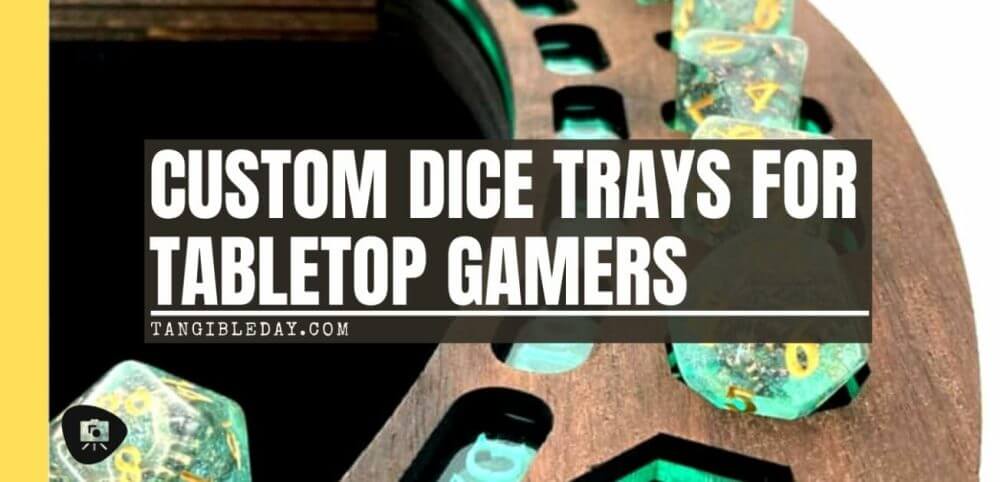 Custom Dice Trays for RPGS - custom dice tray for dnd - dungeons and dragons - custom dice rolling tray - customized dice trays - personalized custom dice trays for tabletop games and board gamers 