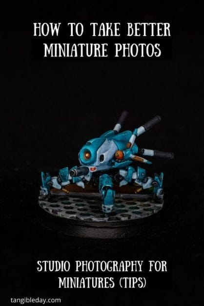 How to take great miniature photos - how to take better pictures of miniatures and models -How to take better miniature pictures - how to improve your miniature photography - studio photo