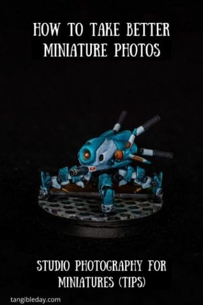 How to take great miniature photos - how to take better pictures of miniatures and models -How to take better miniature pictures - how to improve your miniature photography -  studio photo