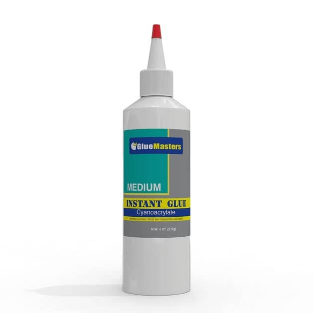 GlueMasters medium viscosity cyanoacrylate super glue bottle