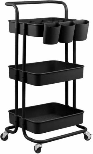 Best miniature painting desks - best hobby desk for miniatures and models - painting desks for miniatures - recommended desks for painting miniatures - wheeled cart alternative to l or u shaped desk