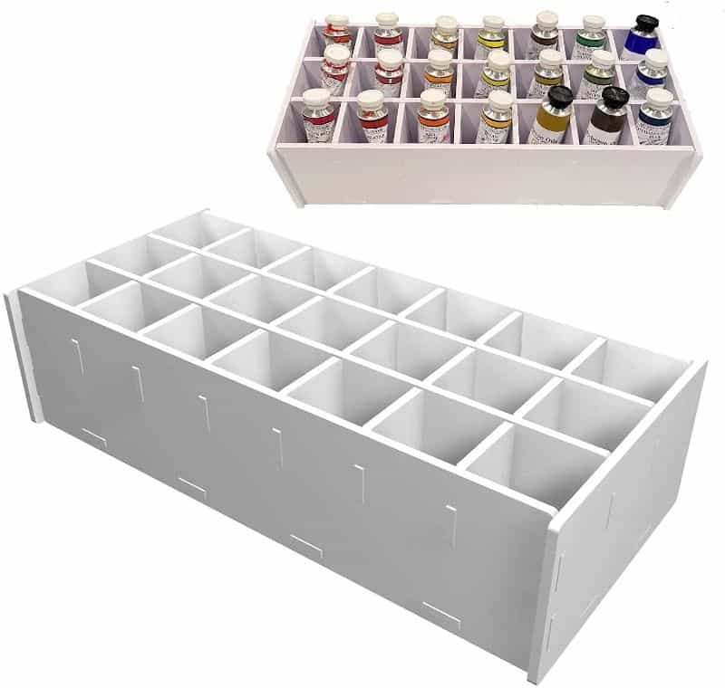 paint storage tray - best paint tube storage racks and displays - how to store paint tubes